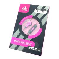 Наушники ADIDAS AY-101 + mic Pink