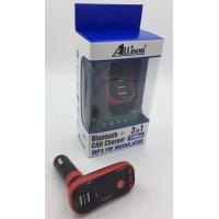 FM модулятор KCB-617 Bluetooth + Charger (1USB/5V/1.2A) Black/Red