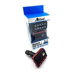 FM модулятор ALS-860 Bluetooth + Charger (1USB/5V/1.2A) Black/Red