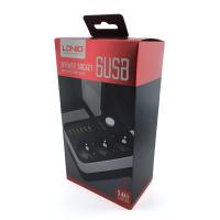 Сетевой удлинитель LDNIO SE3631 3 розетки/1.6m/2500W/10A + 6USB (5V/3.4A)