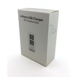 Сетевое ЗУ iPad (5V/2.1A/4USB) White