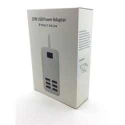 Сетевое ЗУ iPad (5V/3A/6USB) White
