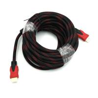 HDMI кабель V1.4 Nylon 10 м Black/Red