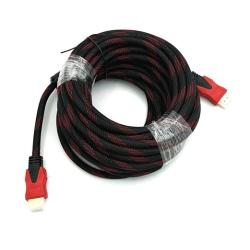 HDMI кабель V1.4 Nylon 10 м Black/Red