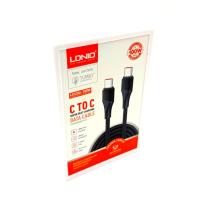 Дата кабель LDNIO LC632c Type C to Type C 100W (20V/5A) Super Fast Charger 2M Grey