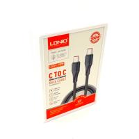 Дата кабель LDNIO LC631c Type C to Type C 100W (20V/5A) Super Fast Charger 1M Grey