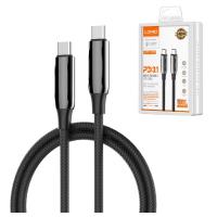Дата кабель LDNIO LC921c Type C to Type C 240W (48V/5A) Super Fast Charger 1M Black