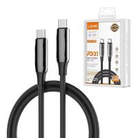 Дата кабель LDNIO LC922c Type C to Type C 240W (48V/5A) Super Fast Charger 2M Black