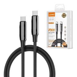 Дата кабель LDNIO LC922c Type C to Type C 240W (48V/5A) Super Fast Charger 2M Black