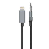Кабель AUX LDNIO LS-Y82i Lightning to 3.5MM 2M Black