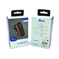 FM модулятор ALS-A909 Bluetooth + Charger (2USB/5V/1.2A) Red