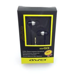 Наушники AWEI ES-Q3 Black/Silver