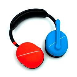 Наушники Bluetooth AKZ Max15 Blue_Pink