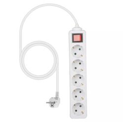 Сетевой удлинитель 5 розетки 2 метра 16A max 3500W