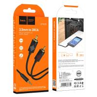 Кабель аудио HOCO UPA28 DC3.5mm-2RCA (джек- 2 тюльпана) 1.5 м