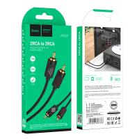 Кабель аудио HOCO UPA29 2RCA-2RCA (2 тюльпана - 2 тюльпана) 1.5 м