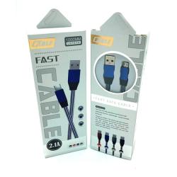 Дата кабель M-101 white-box Micro USB Blue