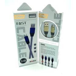 Дата кабель M-101 white-box Micro USB Green