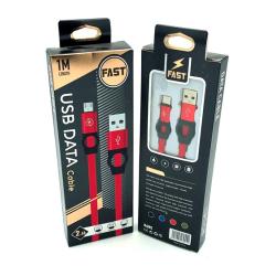 Дата кабель TC-102 black-box Type C Red