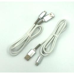 Дата кабель M-004 круглый Micro USB 1.0m White (тех. упаковка)