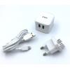 Сетевое ЗУ EMY MY-A200 + cabel micro USB (5V/2.4A/2USB)