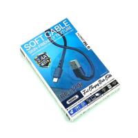 Дата кабель Remax RC-179i Soft Cable Skin-Friendly Texture Lightning 1M Navy Blue