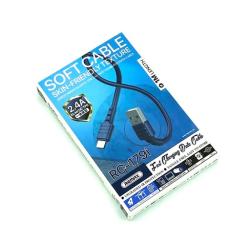 Дата кабель Remax RC-179i Soft Cable Skin-Friendly Texture Lightning 1M Navy Blue
