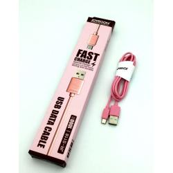 Дата кабель JOYROOM JR-118 Fast Charge micro USB Pink