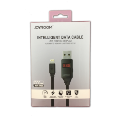 Дата кабель JOYROOM JR-ZS200 Inteligent Data Cable (LED Display) iPhone 5 Black