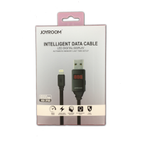Дата кабель JOYROOM JR-ZS200 Inteligent Data Cable (LED Display) iPhone 5 White