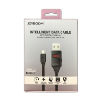 Дата кабель JOYROOM JR-ZS200 Inteligent Data Cable (LED Display) micro USB Black