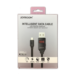Дата кабель JOYROOM JR-ZS200 Inteligent Data Cable (LED Display) micro USB Black