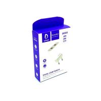 Сетевое ЗУ DENMEN DC05 (5V/2.4A/2USB/12W) White