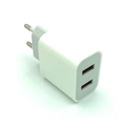 Сетевое ЗУ DENMEN DC05 (5V/2.4A/2USB/12W) White