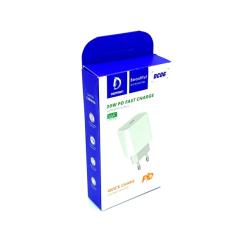 Сетевое ЗУ DENMEN DC06 PD Fast Charger (5V/3.6A/1USB/20W) White