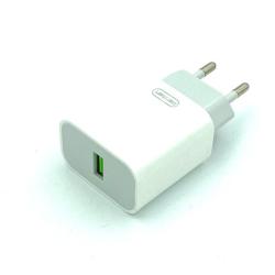 Сетевое ЗУ DENMEN DC07 (5V/3.6A/1USB/18W) White