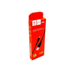 Дата кабель DENMEN D15L Lightning Black