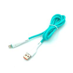 Дата кабель DENMEN D15L Lightning Blue