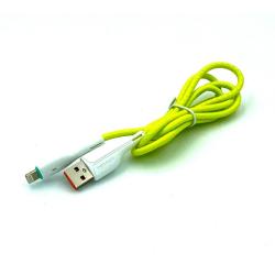 Дата кабель DENMEN D15L Lightning Green