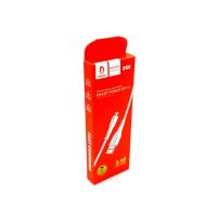Дата кабель DENMEN D15L Lightning White