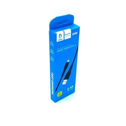 Дата кабель DENMEN D15V Micro USB Black
