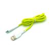 Дата кабель DENMEN D15V Micro USB Green