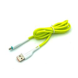 Дата кабель DENMEN D15V Micro USB Green
