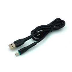 Дата кабель DENMEN D15T Type C Black