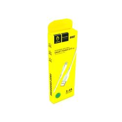 Дата кабель DENMEN D15T Type C White