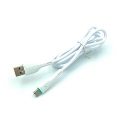 Дата кабель DENMEN D15T Type C White