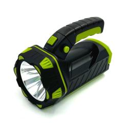 Ручной светодиодный фонарь на аккумуляторе с ручкой HC-265 Black_Green