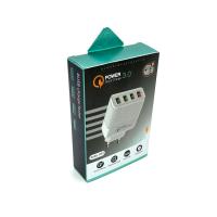 Сетевое ЗУ KeKe-935 6.2A Quick Charge 3.0 4USB Black