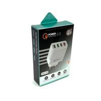 Сетевое ЗУ KeKe-935 6.2A Quick Charge 3.0 4USB White