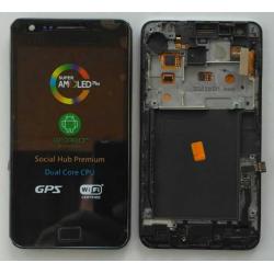 Дисплей + тачскрин + рамка для SAMSUNG i9100 Galaxy S2 Black